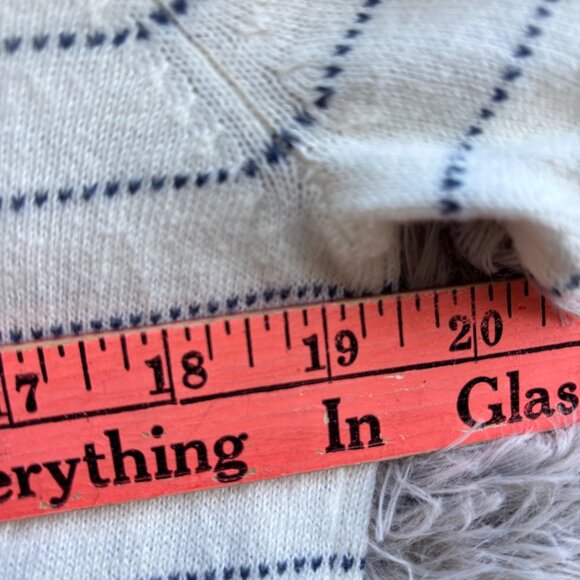 Wendi Reed Men's Cashmere Cotton Cardigan Sweater 1 S Stripe Button V-Neck - Picture 16 of 16